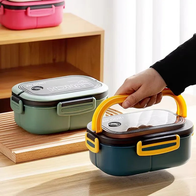 Portable Lunch Box with Cutlery